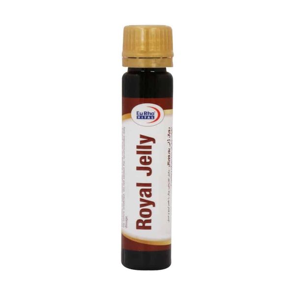 ویال خوراکی رویال ژلی یوروویتال بسته 6 عددی