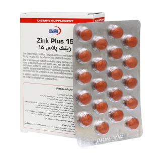 قرص Zink Plus 15 یوروویتال بسته 60 عددی