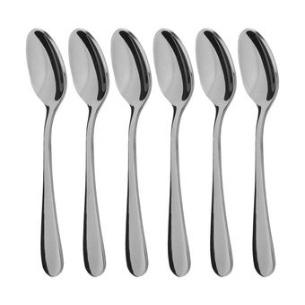 قاشق چای خوری پاشا مدل جنوا بسته 6 عددی