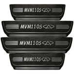 برچسب پارکابی خودرو مهدیار طرح چرم کد PKA1006 مناسب برای mvm 11os بسته 4 عددی