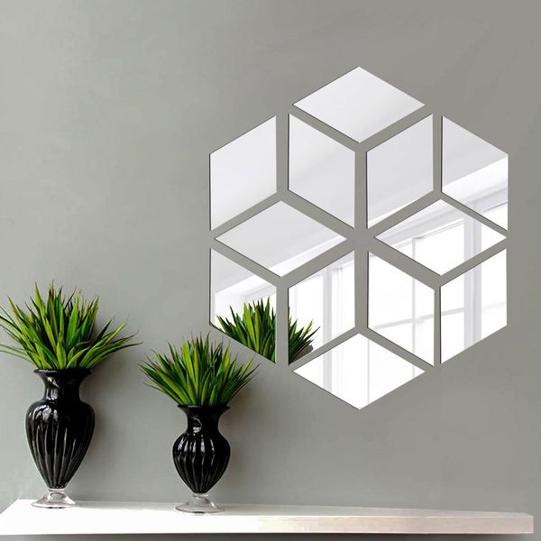 آینه پلکسی گلس دکو وسنا مدل P2007 دوازده تکه