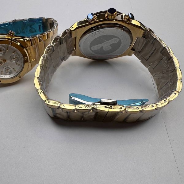 ست ساعت مچی عقربهای کوارتز زنانه و مردانه سوئیس آرت مدل ANT107-108GD0300