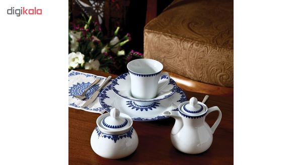 سرویس غذاخوری 108 پارچه چینی زرین ایران مدل شهرزاد سمرقند درجه یک