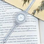 ساعت مچی عقربه ای نقره زنانه مدل پروانه کد RZZDR-31