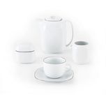 سرویس غذاخوری 98 پارچه چینی زرین ایران سری کواترو مدل سمن درجه یک