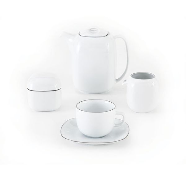 سرویس غذاخوری 98 پارچه چینی زرین ایران سری کواترو مدل سمن درجه یک