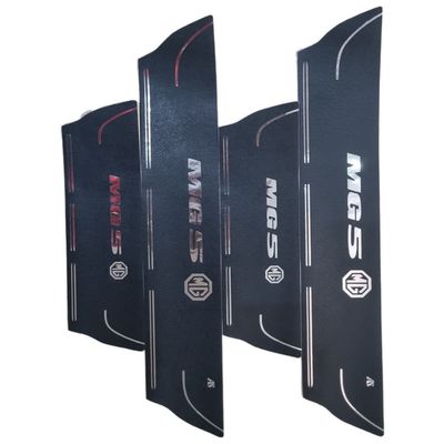 برچسب پارکابی خودرو امیران اسپرت طرح چرم کد 2025079 مناسب برای MG5 مجموعه 4 عددی
