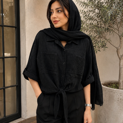 شومیز جلو گره
