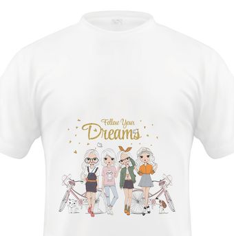 تیشرت دخترانه مدل bab07