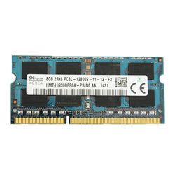 رم لپ تاپ DDR3L تک کاناله 1600 مگاهرتز CL11 اس کی هاینیکس مدل PC3L-12800S ظرفیت 8 گیگابایت