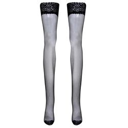 جوراب ساق بلند زنانه مدل زنبوری لب توری