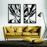 استیکر مدل انیمه A09 مجموعه دوعددی