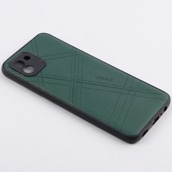 کاور قاب ریمکس مدل چرمی مناسب برای گوشی موبایل سامسونگ Galaxy A 03