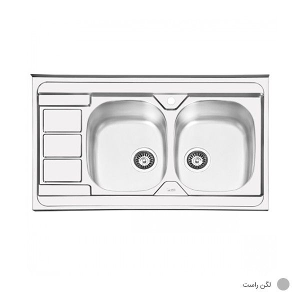 سینک ظرفشویی ایلیااستیل مدل 1051