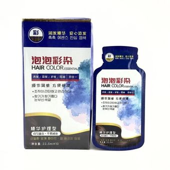 پک شامپو رنگ مو ساشه ای ده عددی