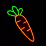 چراغ نئونی دیواری طرح هویج