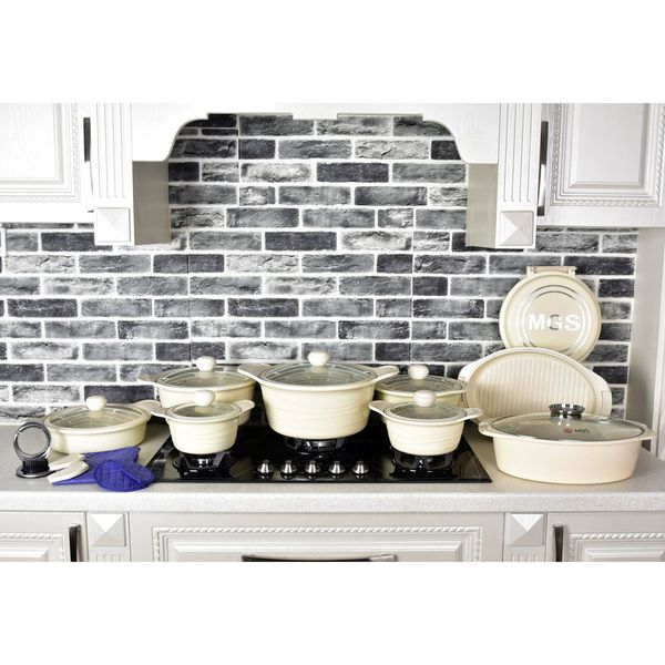 سرویس پخت وپز 23 پارچه ام جی اس مدل کره ای D