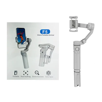 گیمبال لرزشگیر تاشو سه محور گوشی موبایل مدل F5