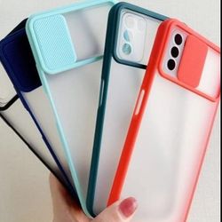 کاور قاب گوشی پشت مات محافظ لنزدار کشویی سامسونگ Samsung Galaxy M62/F62