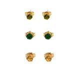 گوشواره زنانه مدل MDSS-CG8893 مجموعه سه عددی