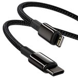 کابل تبدیل USB-C به لایتنینگ باسئوس مدل Tungsten طول 2 متر catlwj-a01