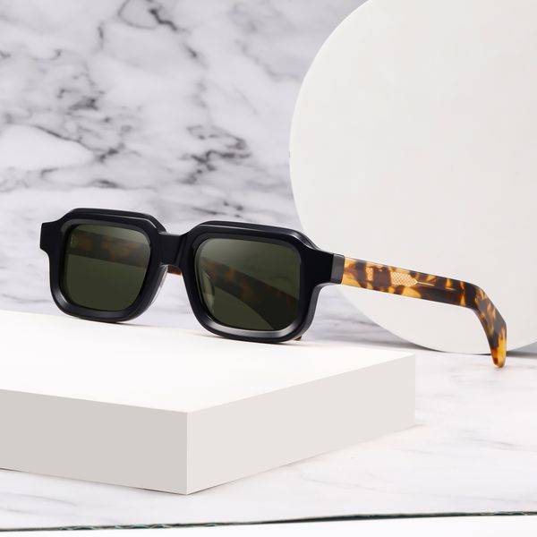 عینک آفتابی مربعی آلبرت وگ مدل S32132C2 Acetate Avantgarde Visionary