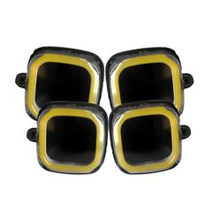 چراغ راهنما موتور سیکلت مدل نئونی فانتزی Y4 مجموعه 4 عددی