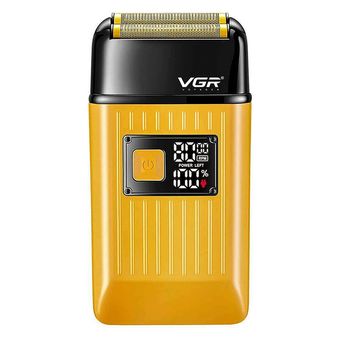 ماشین اصلاح موی سر و صورت وی جی ار مدل V-357 فویلی با تیغه تیتانیوم، ضد آب، باتری 600 میلی‌آمپر ساعت، موتور 6000 دور در دقیقه و