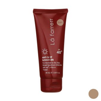 کرم ضدآفتاب و ضد لک رنگی لافارر مدل SPF 40 Light مناسب پوست های خشک و معمولی تاریخ انقضا 1406