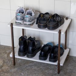 استند چوبی دو طبقه مدل 2