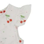 پیراهن آستین کوتاه یقه گرد دخترانه مدل MDSS-CH3988