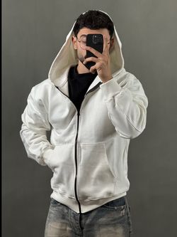 سویشرت باکسی نیوان سفید