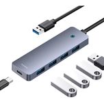 هاب 5 پورت USB 3.0 باسئوس مدل BS-OH080 15cm (گارانتی 24 ماهه آونگ)