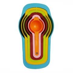 پیمانه اندازه گیری مدل رنگین کمان کد 019 بسته 6 عددی