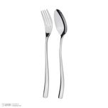 سرویس قاشق و چنگال 12 پارچه ام جی اس مدل 043