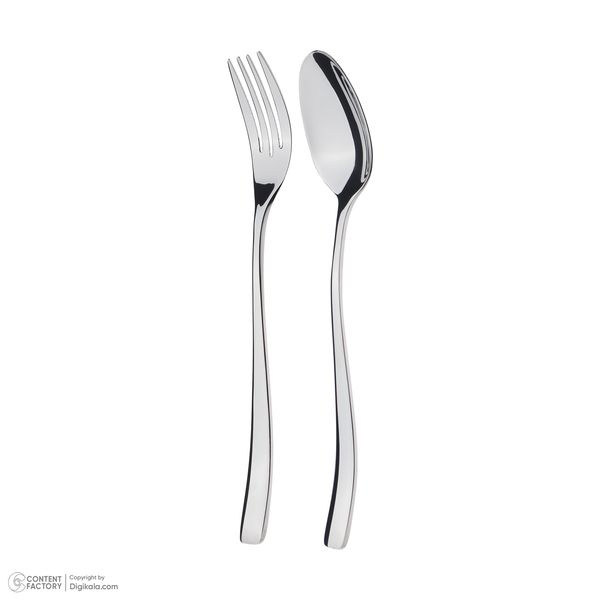 سرویس قاشق و چنگال 12 پارچه ام جی اس مدل 043