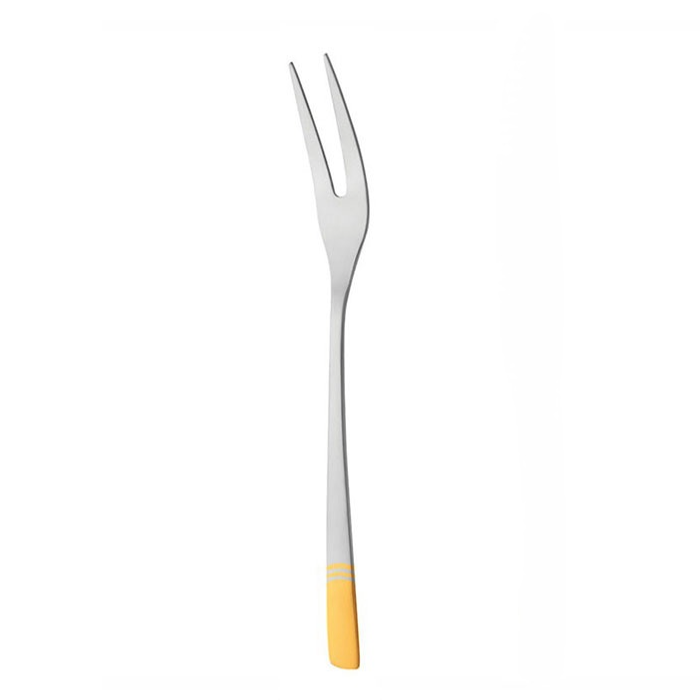 چنگال حلزون ناب استیل مدل فلورانس دورطلا (1 عددی)