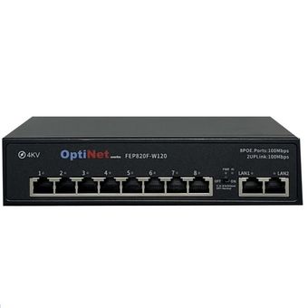سوئیچ PoE اپتینت مدل FEP820F-W120C