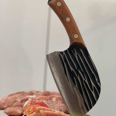 ساطور دسته چوبی