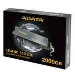 اس اس دی اینترنال ای دیتا مدل  LEGEND 850 Lite  ظرفیت دو ترابایت (گارانتی 36 ماهه آونگ)