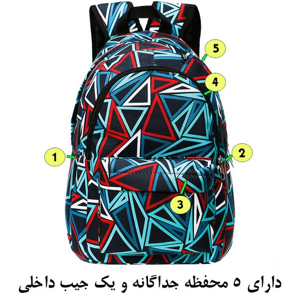 کوله پشتی مدل MW -150003 به همراه جامدادی