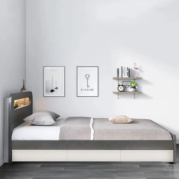 تخت خواب یکنفره مدل مون سایز 120×200 سانتی متر