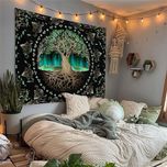 پوستر پارچه ای فیانی مدل بک دراپ درخت زندگی کد F138