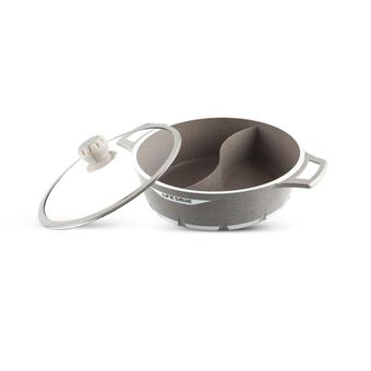 ماهیتابه دو قسمتی سایز 28 لایف اسمایل مدل FLCMHP-28