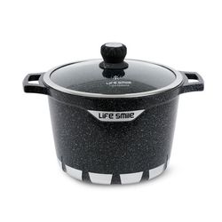 قابلمه آش گرانیتی لایف اسمایل FLCMRDP-24F سایز 24