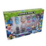 فیگور مدل ماینکرافت کد 100 مجموعه 12 عددی