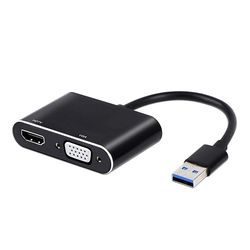 مبدل USB 3.0 به VGA/HDMI/AUDIO فرانت مدل FN-U3DVH