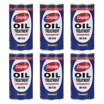 مکمل روغن موتور خودرو کاسپین مدل Formula 1 حجم 300 میلی لیتر بسته 6 عددی