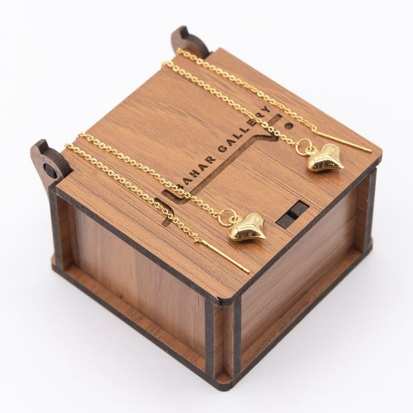 گوشواره زنانه بهار گالری طرح قلب کد 207140