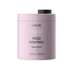 ماسک مو آبرسان لاکمه مدل FRIZZ CONTROL مناسب برای موهای مجعد و فر و وزدار و آسیب دیده حجم 1000 میلی لیتر ( داخل حمام )